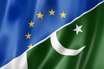 Image showing Europe and Pakistan flag