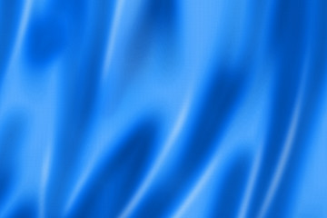 Image showing Blue satin texture