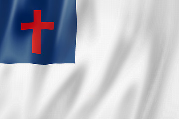 Image showing Christian flag