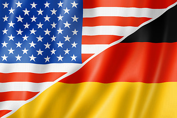 Image showing USA and Germany flag