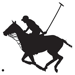 Image showing Polo Pony Silhouette