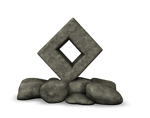 Image showing stone rune