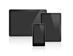 Image showing mobile phone and digital tablet pc