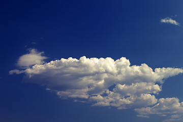 Image showing Blue sky with clouds in sun day