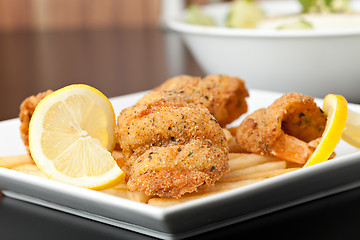 Image showing Fried Shrimp Macro