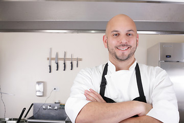 Image showing Portrait of a professional chef smiling