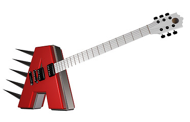 Image showing letter a guitar