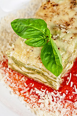 Image showing lasagna