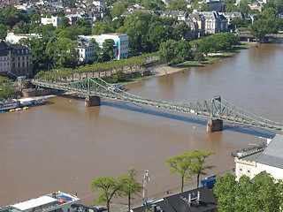 Image showing Aerial view of Frankfurt