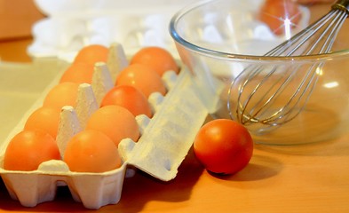 Image showing eggs in a package