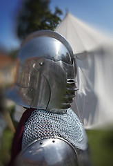 Image showing Medieval warrier