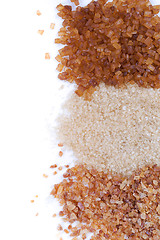 Image showing brown sugar, three varieties