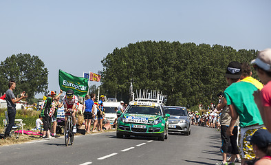 Image showing The Polka Dot Jersey- Pierre Rolland