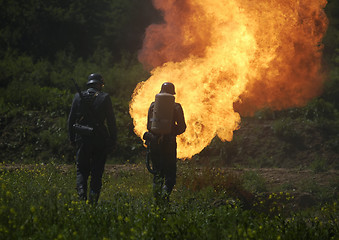 Image showing Flamethrower