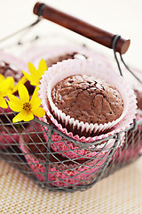 Image showing brownie muffins