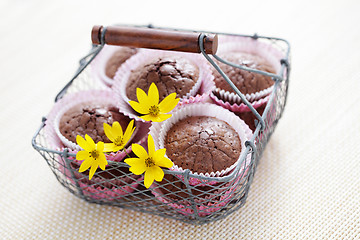 Image showing brownie muffins