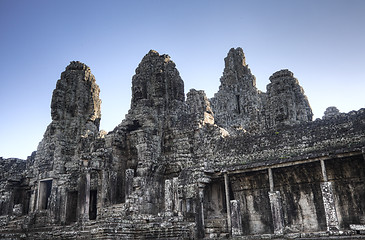 Image showing Bayon temple in Angkor Cambodia