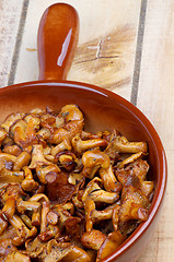 Image showing Roasted Chanterelles