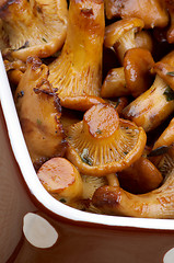 Image showing Roasted Chanterelles