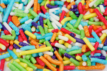 Image showing Background of Cake Sprinkles