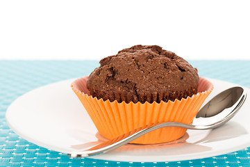 Image showing Muffin on plate
