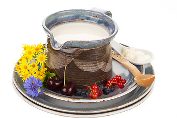 Image showing Kefir in jug