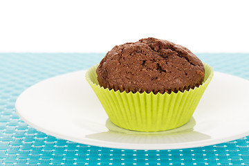 Image showing Muffin on plate