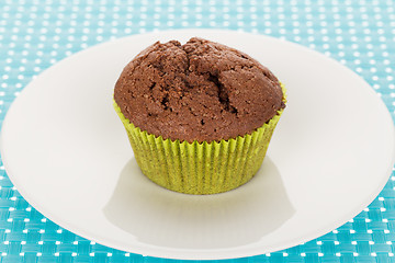 Image showing Muffin on plate