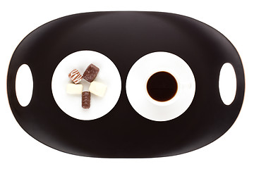 Image showing Chocolate and coffee