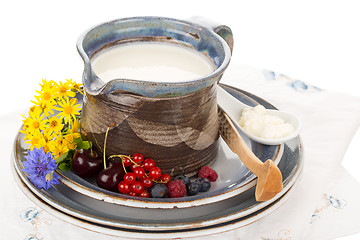 Image showing Kefir in jug