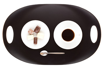 Image showing Chocolate and coffee