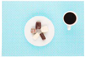 Image showing Chocolate and coffee