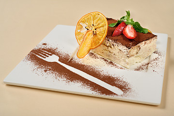 Image showing Tiramisu cake