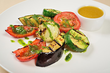 Image showing Grilled vegetables