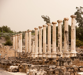 Image showing Ancient ruins in Israel travel