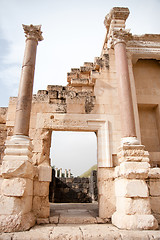 Image showing Ancient ruins in Israel travel