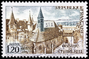 Image showing Charlieu Abbey Stamp