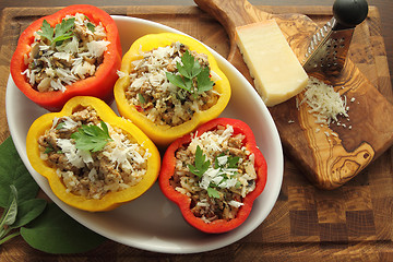 Image showing Stuffed peppers