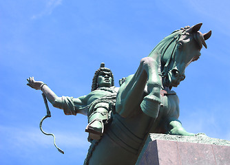 Image showing salavat yulaev monument in ufa russia