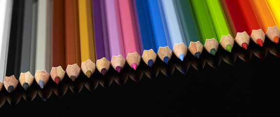 Image showing colorful pencils