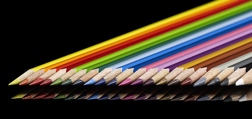 Image showing colorful pencils