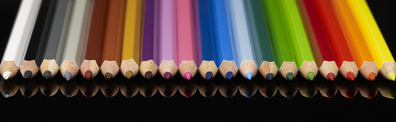 Image showing colorful pencils