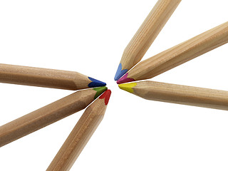 Image showing multicolored pencils