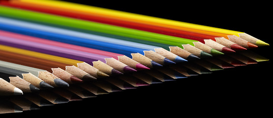 Image showing colorful pencils