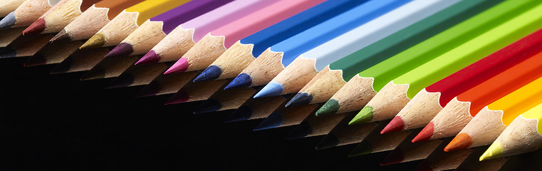 Image showing colorful pencils