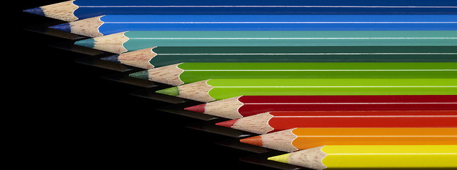 Image showing colorful pencils