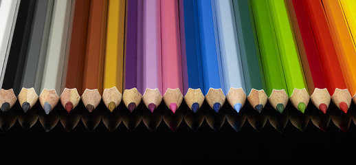 Image showing colorful pencils