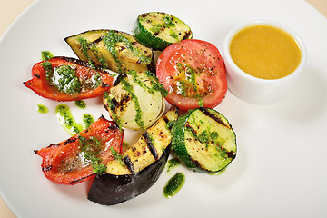 Image showing Grilled vegetables