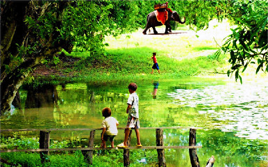 Image showing Khmer kids