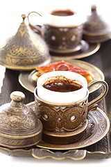 Image showing Turkish coffee close-up.